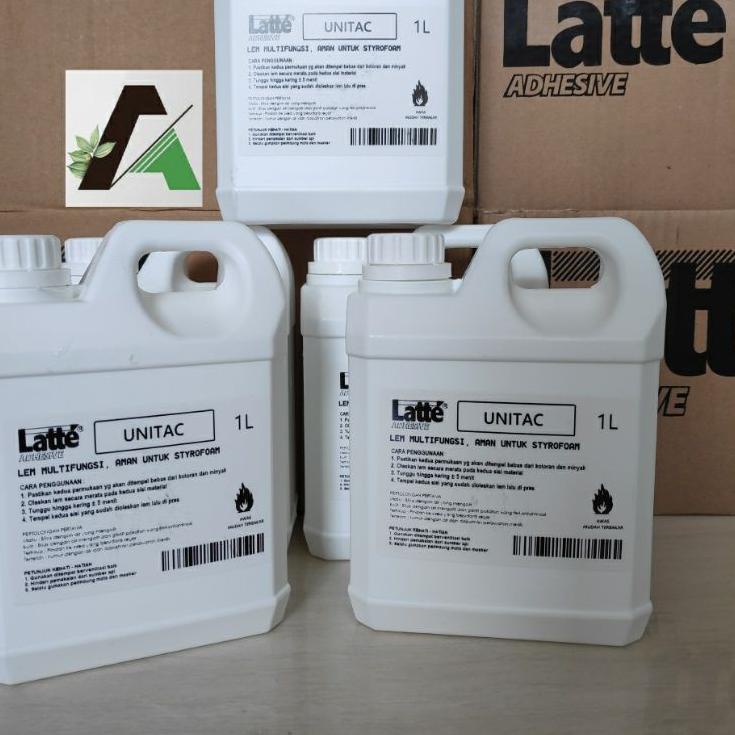 

Harga Termurah PT8YF Lem styrofoam gabus Latte Unitac 1000 ml 88 Ready Stok