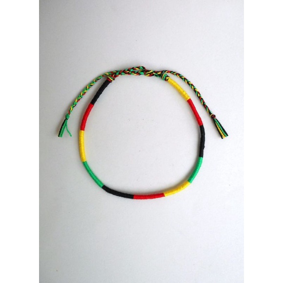 gelang lilit gelang benang rainbow gelang kepang etnik