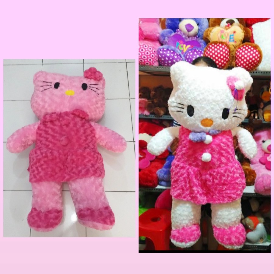 Boneka Hello Kitty Super Jumbo 90 cm / Hello Kitty Rok Dress 0.9m Kitty ***