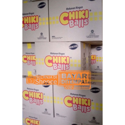 ciki ball chiki balls bal keju/karton 10gr snack cemilan makanan ringan jajanan murah