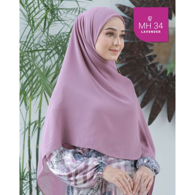 Ukhti munira khimar instan MH34 dagu resleting ceruty baby doll praktis simple nyaman casual formal