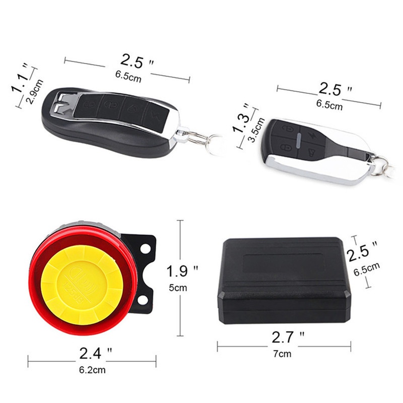 Alarm Motor System V12 Remote Stater Jarak Jauh Universal Yamaha Honda Suzuki