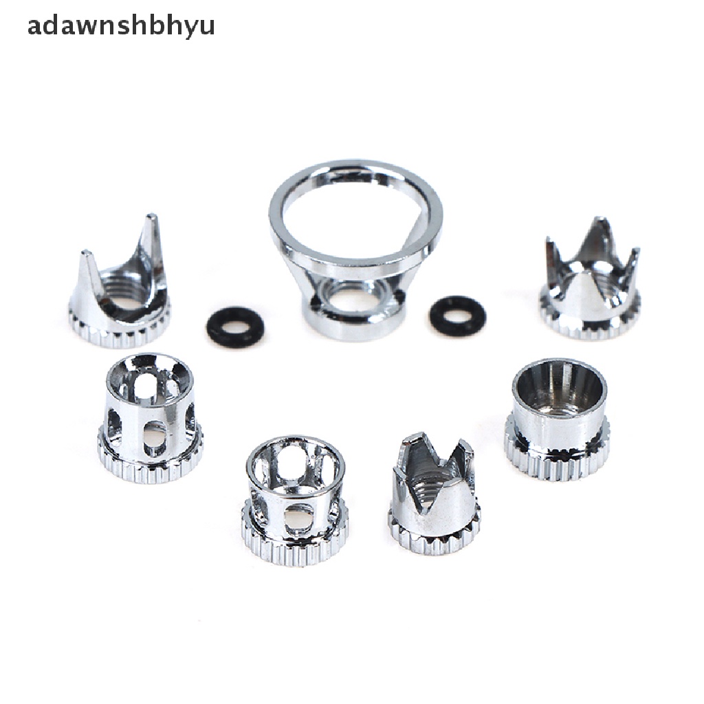Adawnshbhyu Airbrush Cover Cap Aksesori Crown Air Brush Fan Caps Closed/ Topi Spatter
