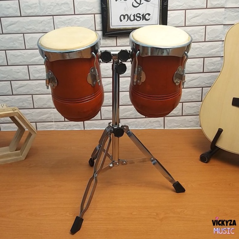 Kempul Mini - Kendang Ketipung Tak Tung - Plak Gendang Tabla - Bonus Stand