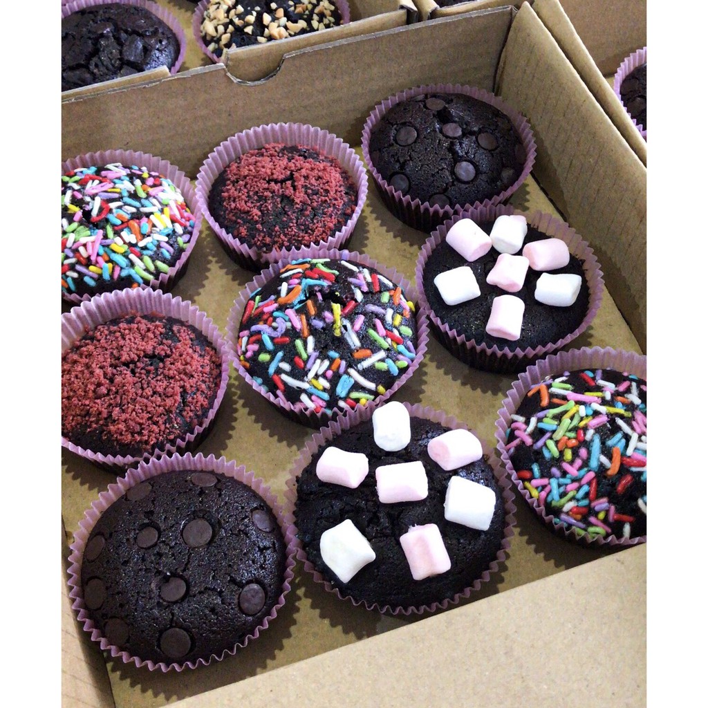 

Brownie Cupcakes Box of 9 (Online Special)