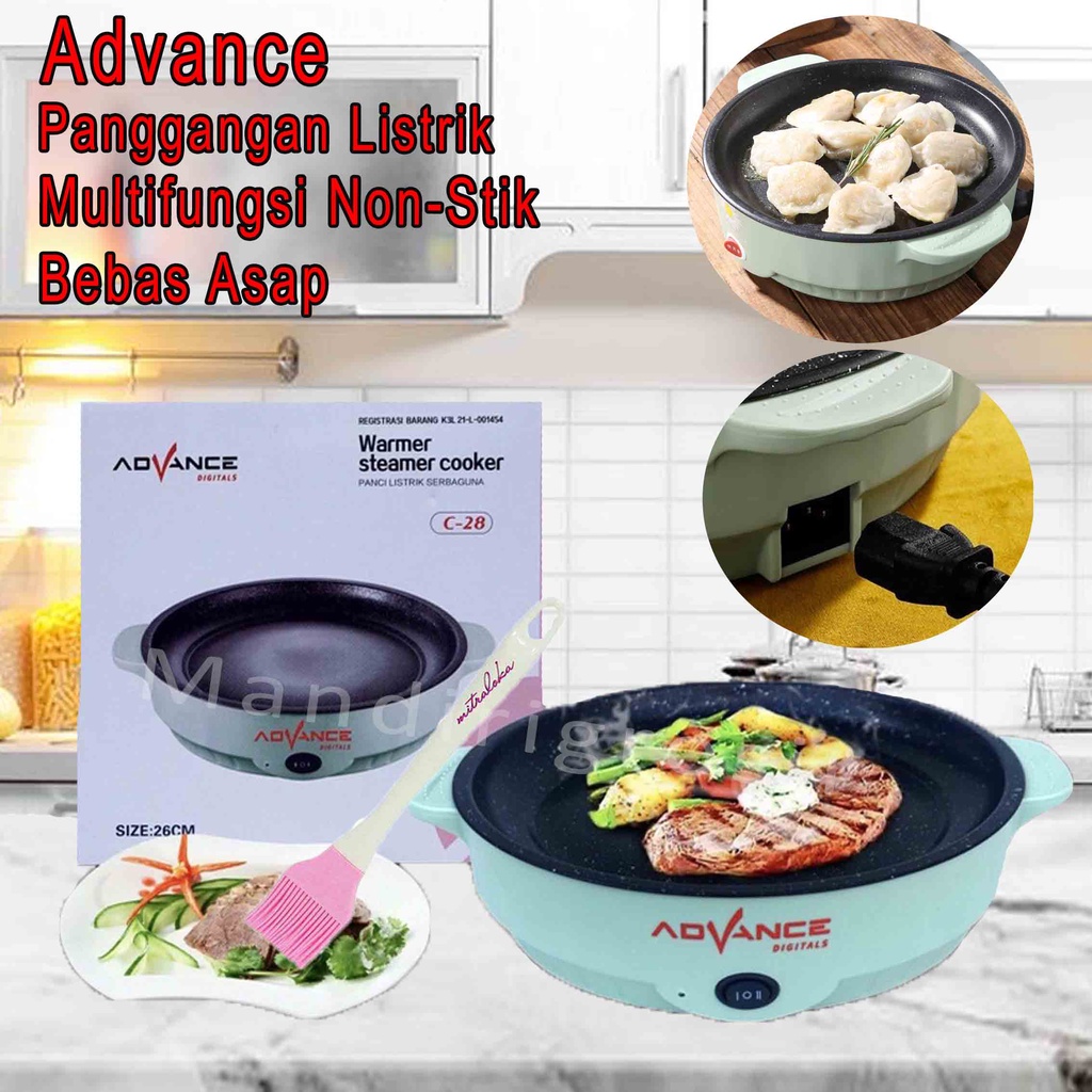 Warmer Steamer Cooker * Advance * Panci Elektrik * Multi-Fungsi