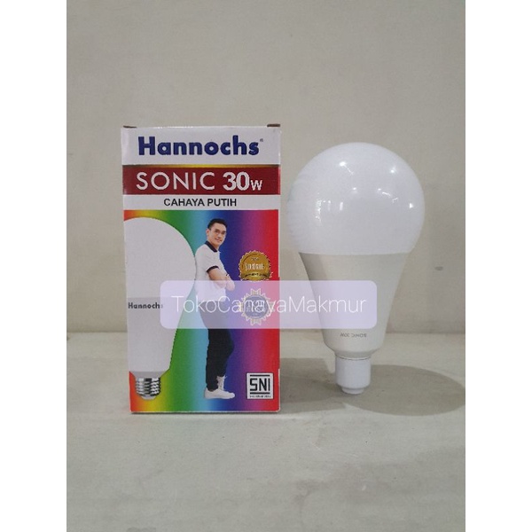 Lampu Bohlam LED Sonic 30w 30watt Hannochs CoolDayLight