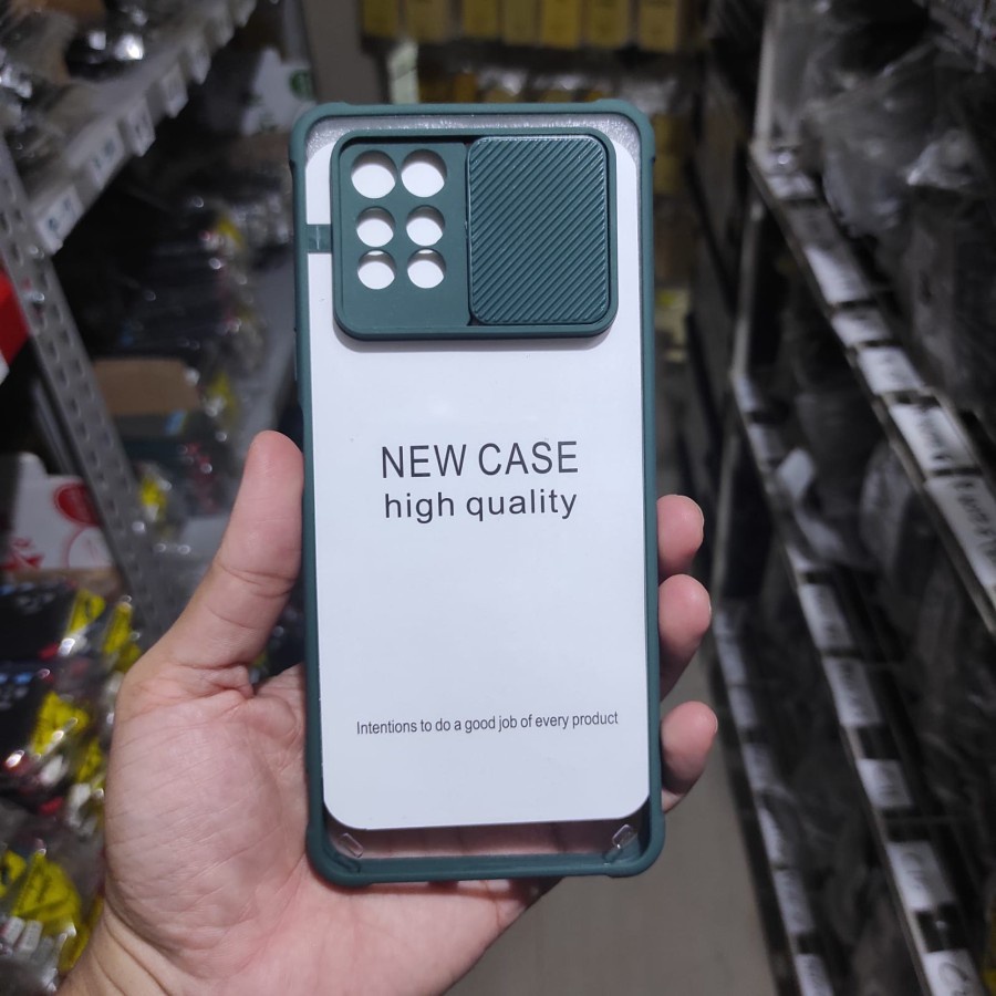 Case Infinix Note 10 Pro Slide Clear Transparant Protaction Kamera Belakang