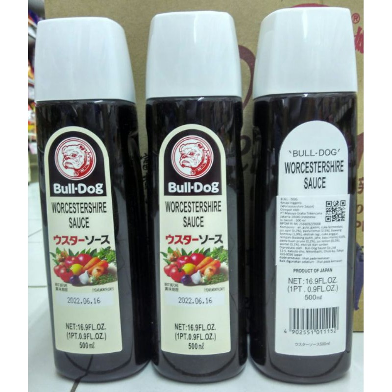 

BULLDOG WORCESTERAHIRE SAUCE 500 MIL