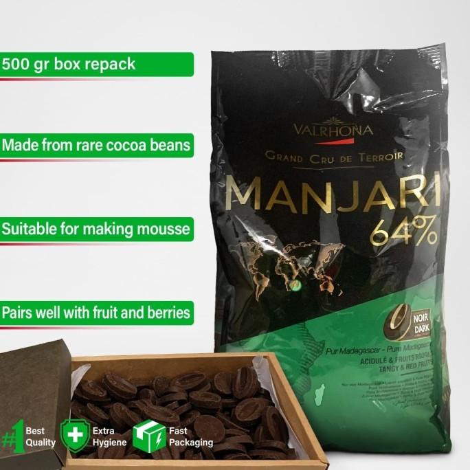 

VALRHONA Manjari 64% - 500 gr - (Repack) ---NEW---