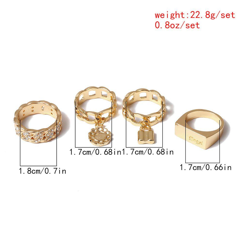 Cincin Jari Bentuk Bunga Geometris Twisted Warna-Warni Gaya Vintage Untuk Wanita