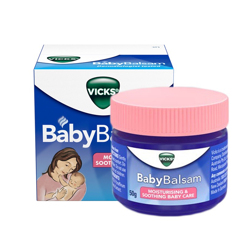 VICKS BABY BALSAM SOOTHING BABY CARE 50gr / Balsem Baby exp 12.2025