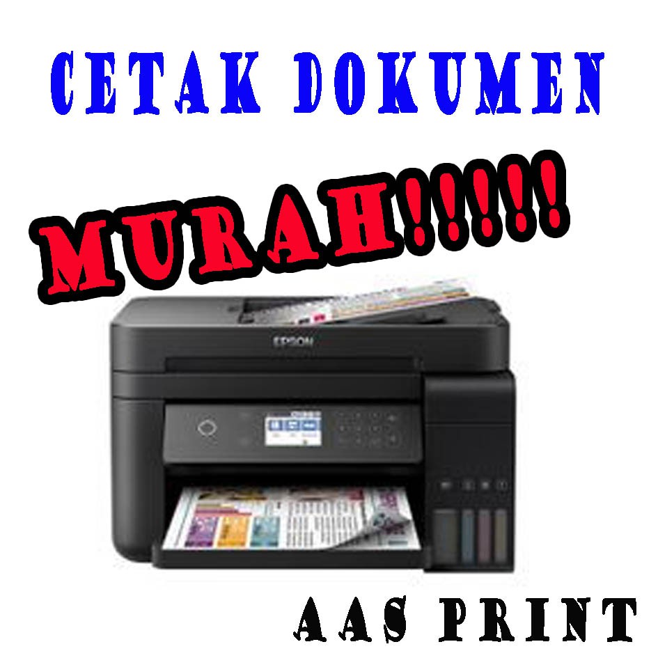 

Print CETAK teks dokumen WARNA DAN HITAM PUTIH A4/F4