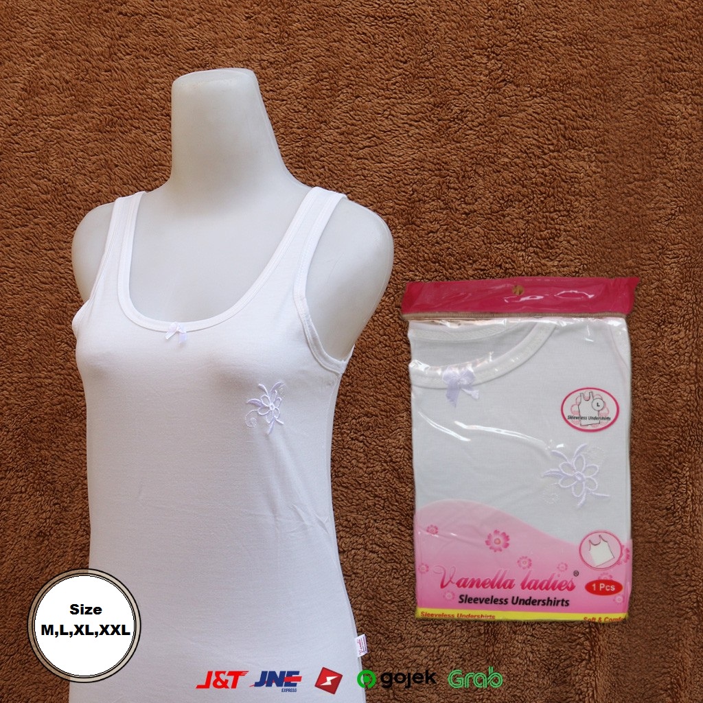SINGLET VANELLA | PAKAIAN DALAM PEREMPUAN | KAOS DALAM WANITA REMAJA DAN DEWASA