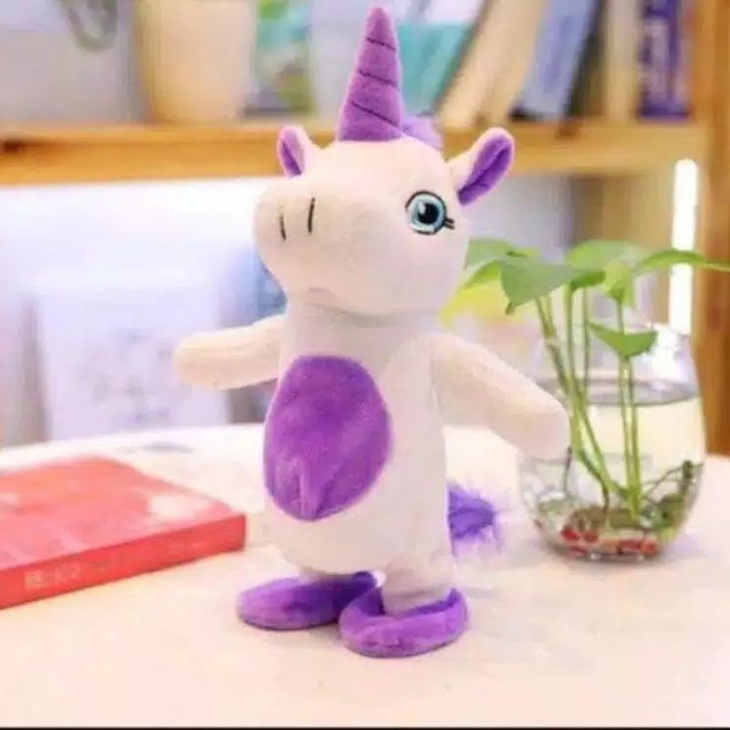 Boneka Talking &amp; Walk Unicorn