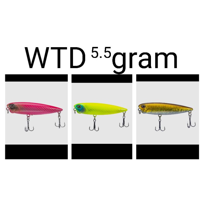 lure minnow umpan pancing tiruan wtd