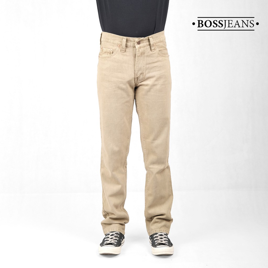 JEANS REGULER PRIA CREAM