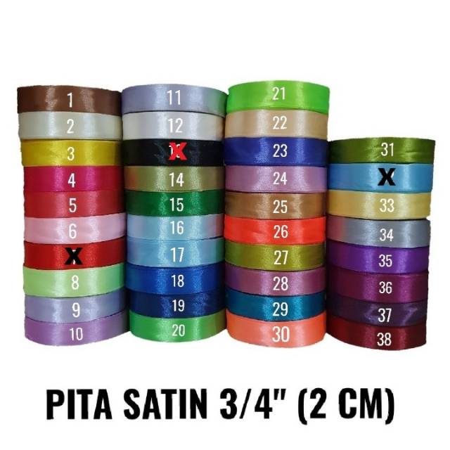 

Pita Satin 3/4' / 2cm
