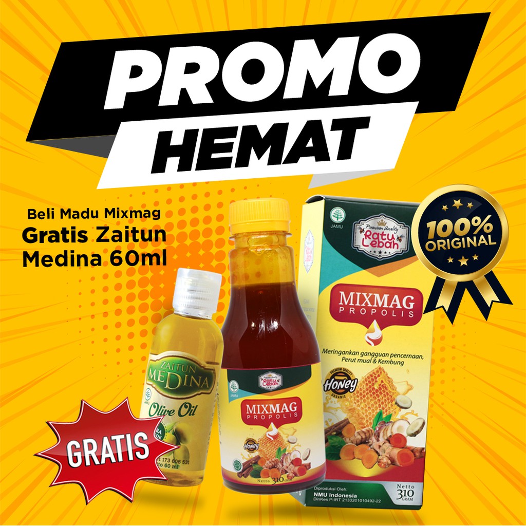 MADU ZESTMAG UNTUK MAAG DAN ASAM LAMBUNG-MADU MIXMAG