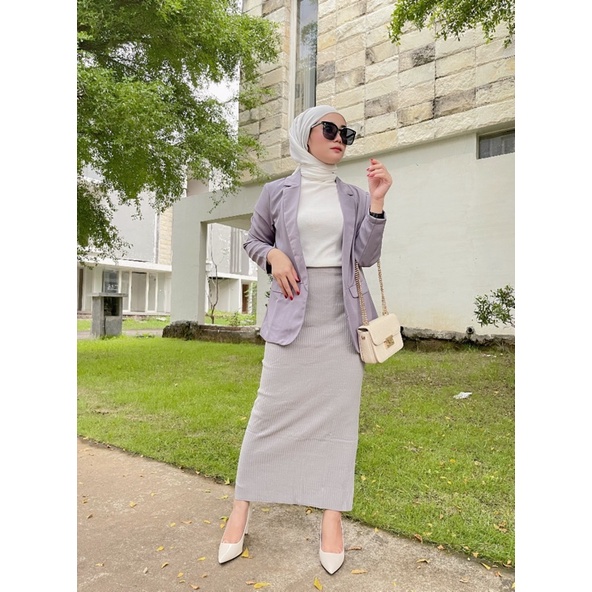 zayin Span knit-Grey/silver