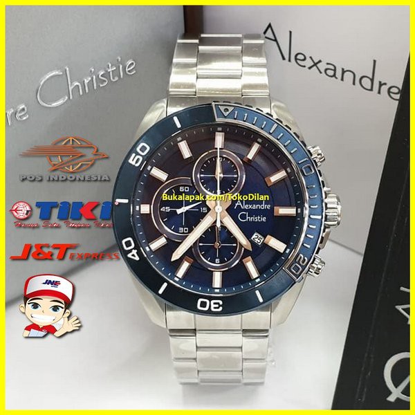 DIJUAL      Jam Tangan Alexandre Christie Cowok Pria Anti Air      MURAH