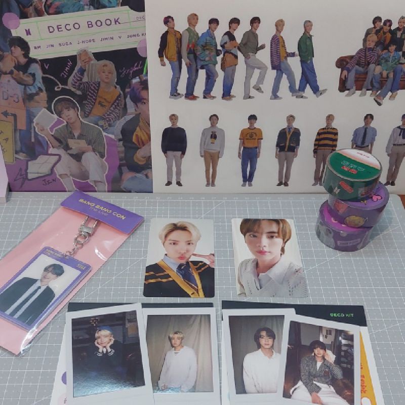 [READY STOCK] DECO KIT BTS SHARING MEMBER SET SEOKJIN SET, HOBI SET, DECO BOOK, PHOTO STICKER