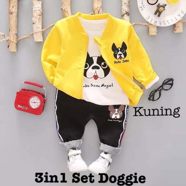  Baju  Setelan Anak  Laki Laki Cowok Set Usia Umur  Bulan 