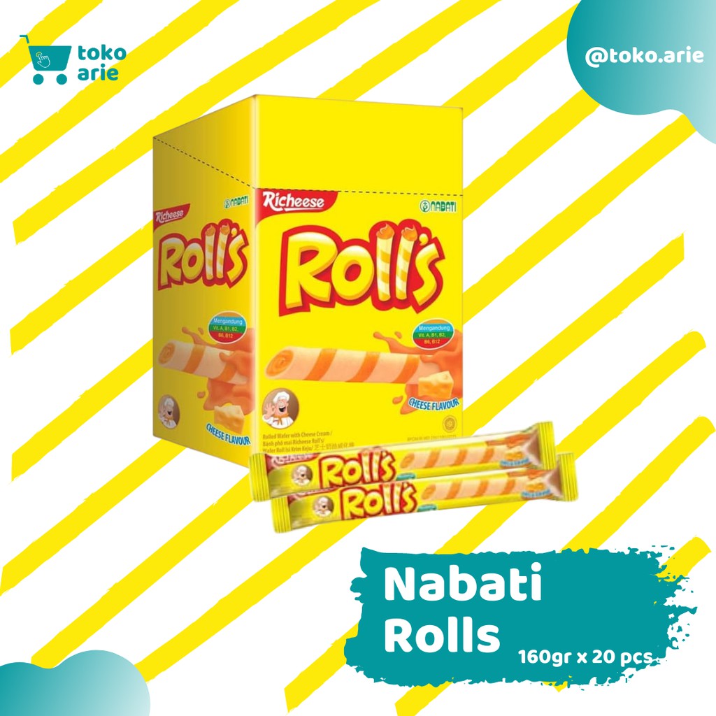 

NABATI ROLLS 160 gram