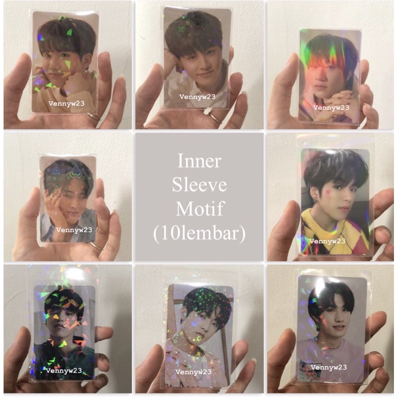 [10sheet] inner sleeve photocard hologram love/inner sleeve pc/photocard sleeve holo