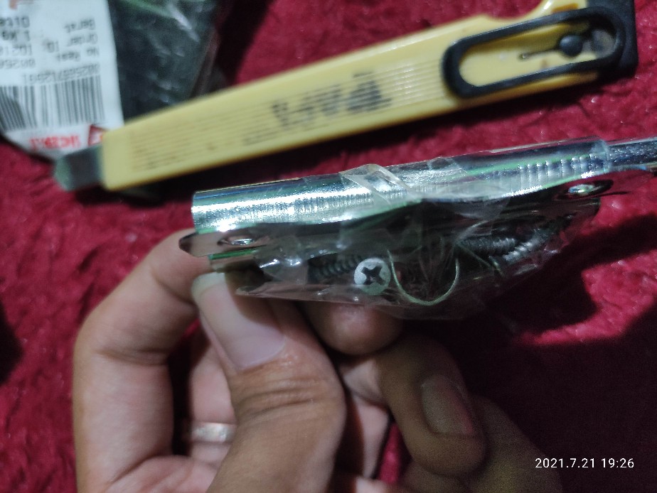 Grendel Overpal 2- 3/4 In Gembok Slot Pengaman Pintu Jendela Gudang 2 Inch 3 Per 4 Gerendel Selot