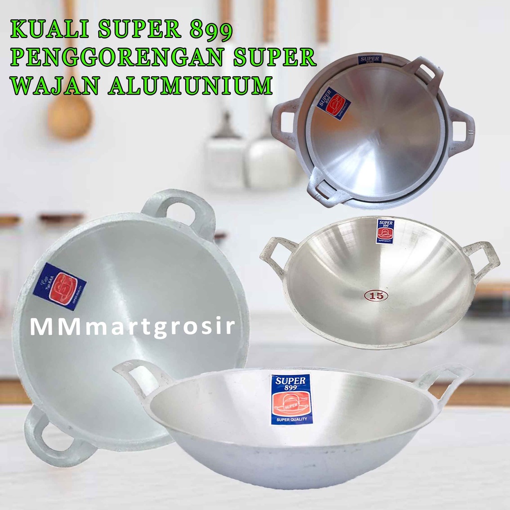 Kuali Super 899 / Penggorengan / Wajan Alumunium / Anti Karat dan Anti Pecah