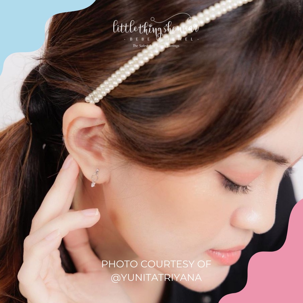 Anting Dewasa Littlethingshewear Stellar Emas Putih