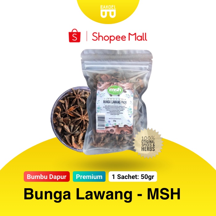 

Bunga Lawang Premium (Harga Per Pack) - Bakoel Sayur Online