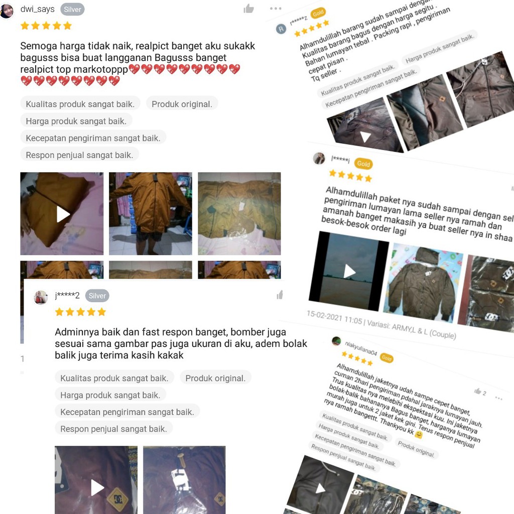 Harga Sepasang (2pcs) Jaket Couple Pria Wanita Best Seller ✔ (11 Variasi Warna)  Size M L XL XXL COD-1