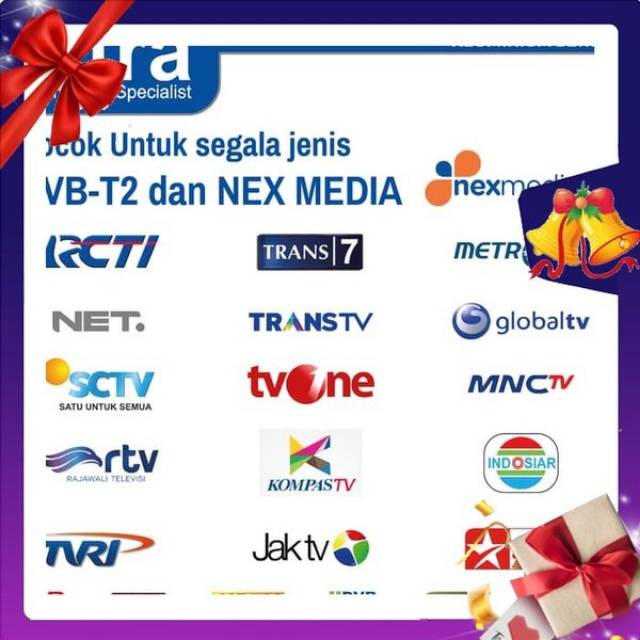 INTRA IT-HD14 Antena Indoor/Dalam Ruangan Digital Untuk Semua jenis TV