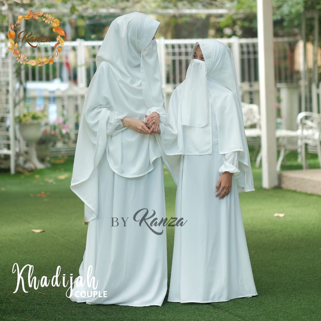 KHADIJAH GAMIS SYARI COUPLE MOM &amp; ANAK muslim fre cadar original produk by kanza fashion