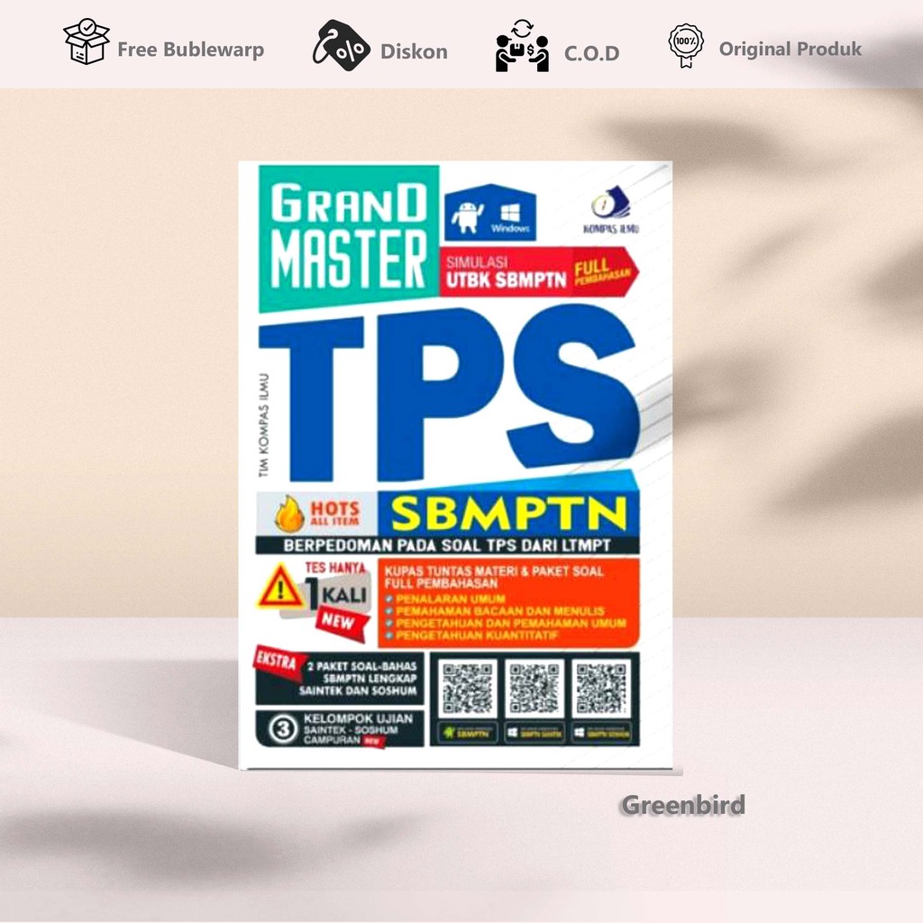 BUKU SUPER MODUL GRAND MASTER TPS SBMPTN HOTS UTBK - Koil