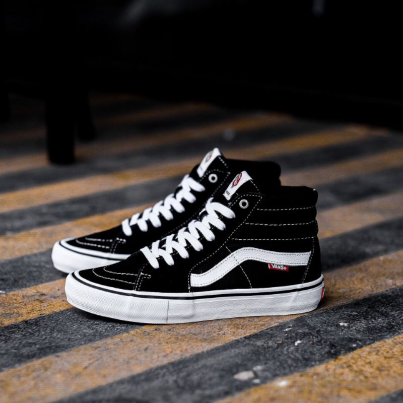 Vans Sk8 Hi Pro Black White Original