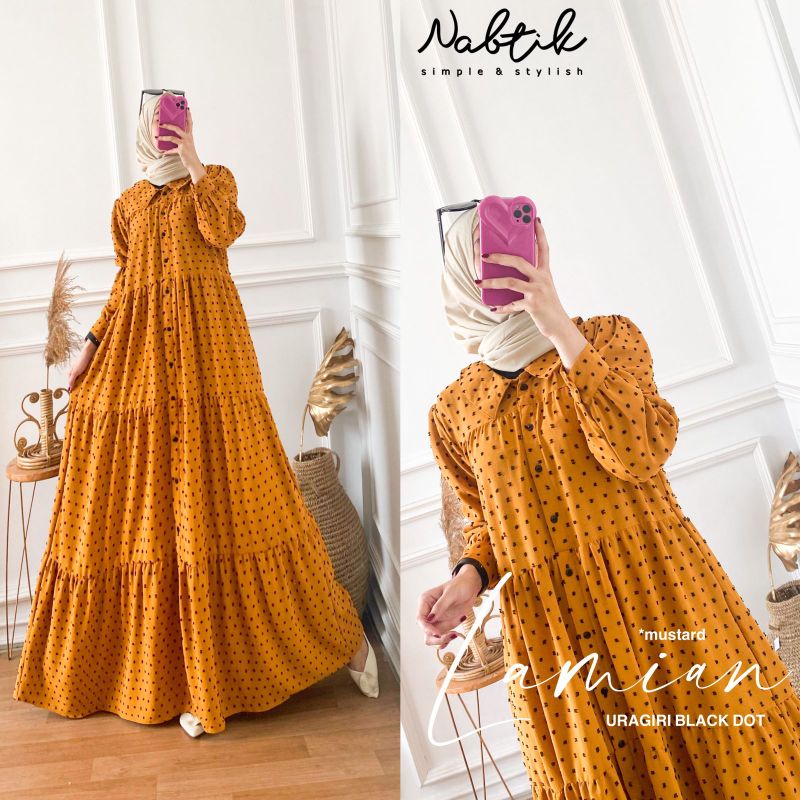 LAMIAN DRESS BY ORIGINAL NABTIK [READY STOCK]