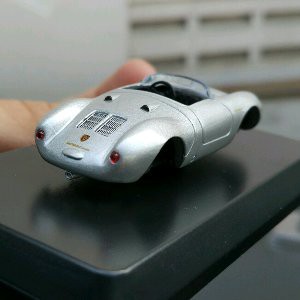 Kyosho Porsche 550 Spyder Silver semi assemble kit diecast Bagus
