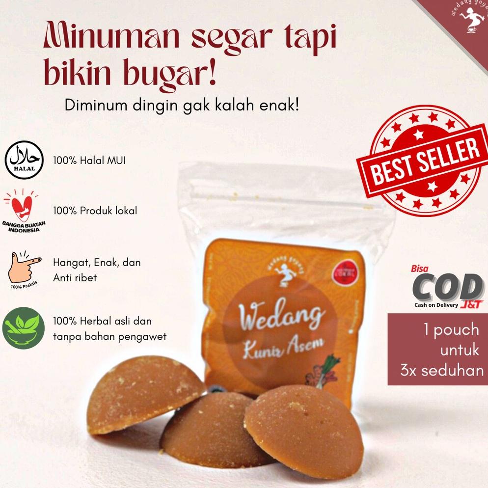

gunturputra39 Wedang Goyang Kunyit Asem Jamu Instan isi 3 pack / 9 seduhan TERLARIS TERPERCAYA ORIGINAL