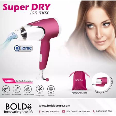 Bolde Super Dry Ion Max Hair Dryer