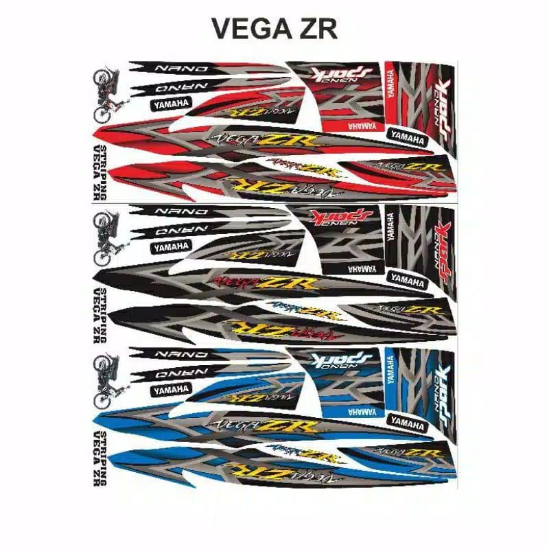 STRIPING LIS BODY MOTOR VEGA ZR GRAVIS