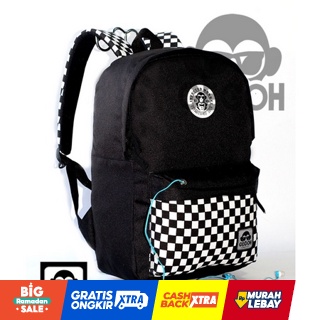 COD RANSEL CHEKERBOARD // TAS RANSEL CATUR KEKINIAN // TAS SEKOLAH PRIA//TAS RANSEL CATUR Promo