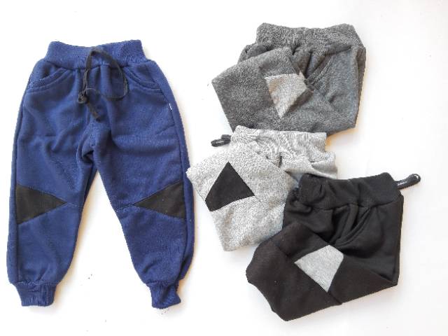 PILIH WARNA JOGGER FLEECE ANAK GRADE A