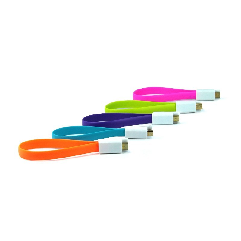 Kabel Data Magnet Micro Pendek - Data Cable Magnetic Colour Full Original Super Fast Charging