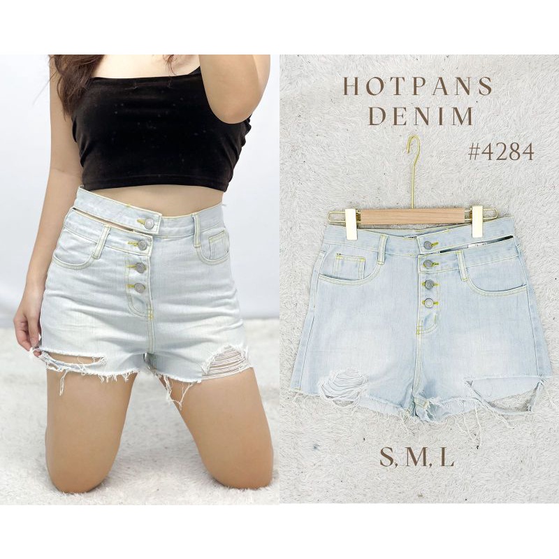 MDLV ~ Hotpans Denim #4284 Celana Pendek Jeans