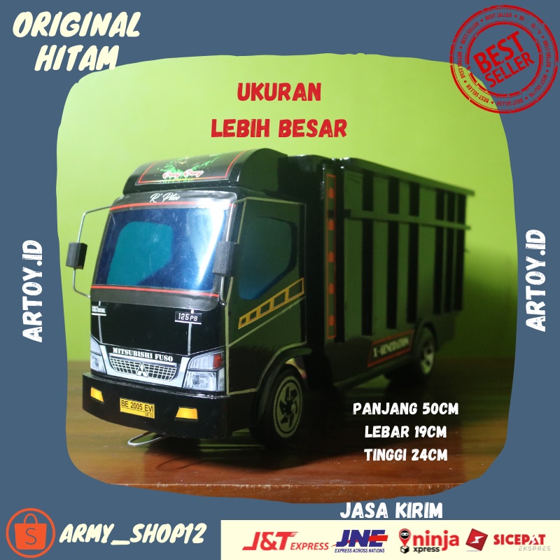Mainan Anak Truck Truk Oleng Murah Ukuran Besar Truk Oleng Miniatur Kayu Murah Asli Jumbo Mainan Ana