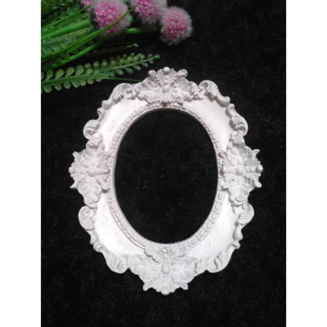 resin pigora oval || hiasan mahar