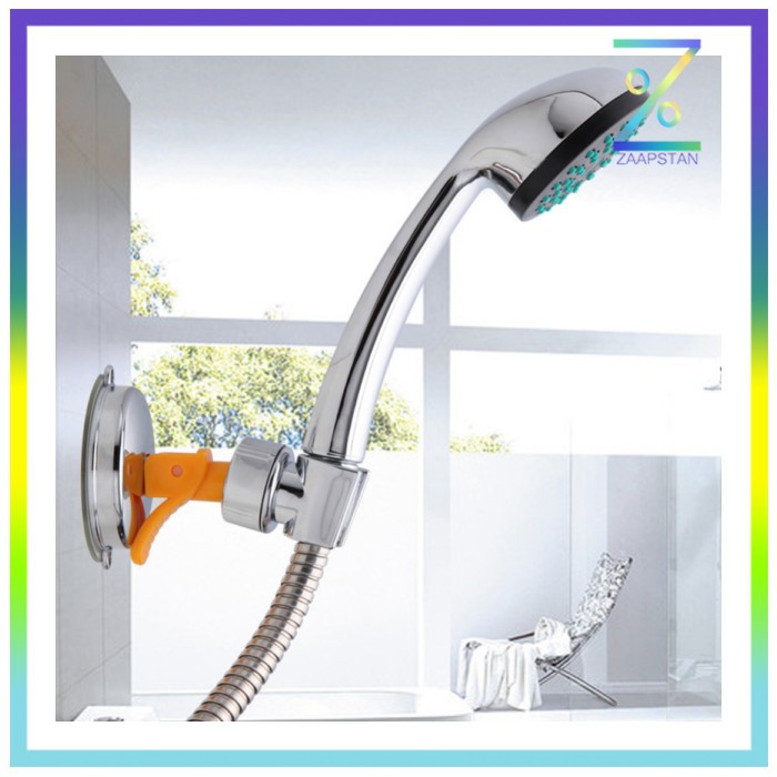 BATHE PROJECT Suction Clamp Holder Shower Mandi - JJ14711 - Silver